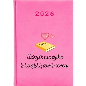 Kalendář Knižkový kalendář 2026 A5 FunnyCase růžový