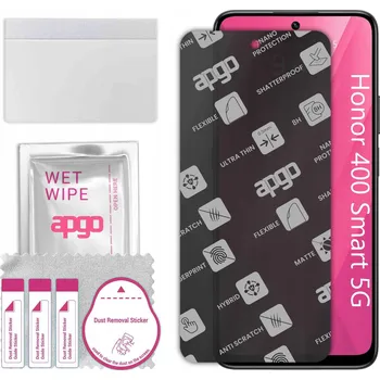 Pouzdro na mobilní telefon MATNÉ Hybridní Sklo pro Honor 400 Smart 5G, náhrada tvrzeného skla