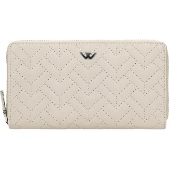 Peněženka Wojas dámská peněženka z lícové kůže, béžová