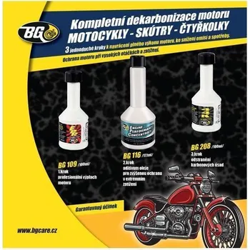 aditivum BG 6900 KIT dekarbonizace pro 4-taktní motocykly 3