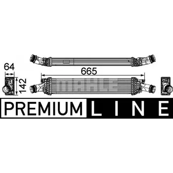 Chladič motoru Chladič turba MAHLE CI 170 000P