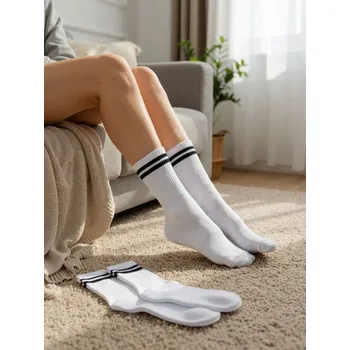 Dámské ponožky Sinsay - Ponožky 3 kusy - bílá - 347FI-00X - 347FI-00X-36H