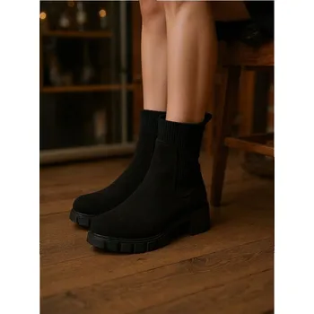 Dámské kozačky Sinsay - Kozačky - černá - 205FW-99X - 205FW-99X-37