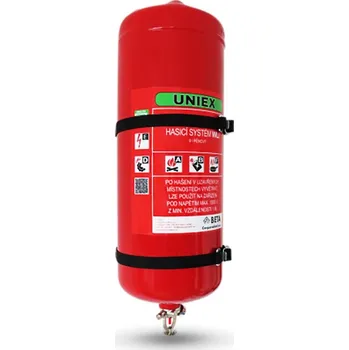 Hasicí přístroj Automatický hasící přístroj na požár lithiových baterií UNIEX WLI9 – 9L UNIEX LPHSWLI9 – 9L, Kód: 27697