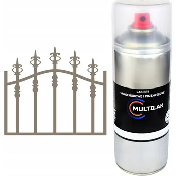 Barva ve spreji Profesionální lesklý sprej na rez RAL 7006, pro ocel, kov a plech