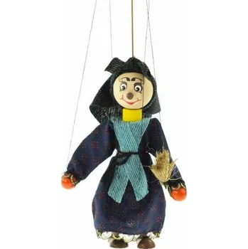 Dřevěná hračka Česká dřevěná hračka | Dřevěné loutky - Čarodějnice