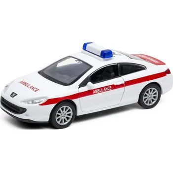 autíčko Welly Peugeot Coupe 407 AMBULANCE 1:34