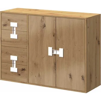 Dětská skříň Max-i Komoda BREYSTON 8 do dětského pokoje | dub artisan