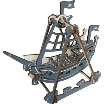 3D puzzle Woodcraft Dřevěné 3D puzzle Pirátská houpačka