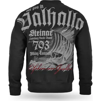 Pánská mikina Mikina Thor Steinar Valhalla schwarz Barva: Černá, Velikost: XXXL