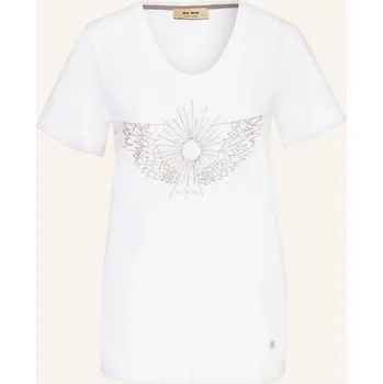 Dámské tričko Mos Mosh Dámské Tričko Mmgethi S Ozdobnými Kamínky, bílá /...