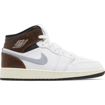 Dámská obuv Air Jordan 1 Mid SE GS 'White Blue Grey' Velikost: 38.5