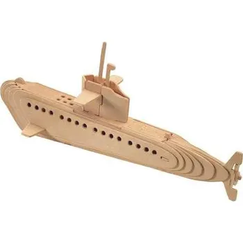 3D puzzle Woodcraft construction kit | Woodcraft Dřevěné 3D puzzle ponorka