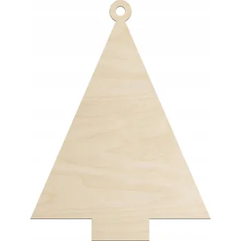 Vánoční ozdoba Dřevěná Vánoční Koule Ozdoba závěsná ozdoba na stromeček pro děti k malování 10 KS