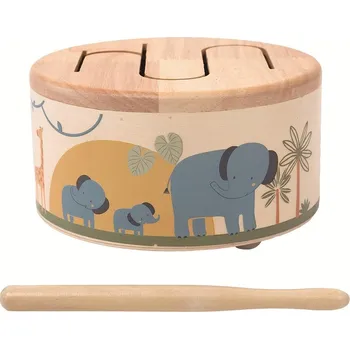Dřevěná hračka 2Kids Toys Dřevěný bubínek Safari