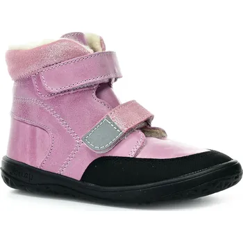 Dívčí zimní obuv Jonap Falco světle růžová vlna zimní barefoot boty Velikost boty (EU): 24, Vnitřní délka boty: 152, Vnitřní šířka boty: 67