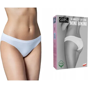 Kalhotky Kalhotky Gatta Fíky Seamless COTTON Bikini XL bílé