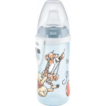 Kojenecká láhev NUK FC Láhev Active Cup DISNEY-Medvídek Pú 300ml šedá