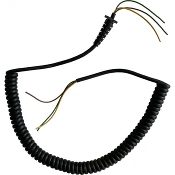 Prodlužovací kabel Flexo PVC kroucená šňůra SMTS 3-27 SW, typ C, černá - 1,55 m (SMTS 3-27 SW/C)