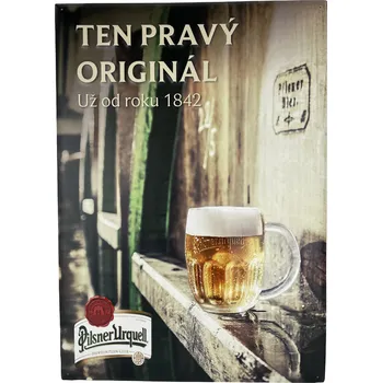 Plechová cedule Plechová cedule Pilsner Urquell Sklep 57x41 cm