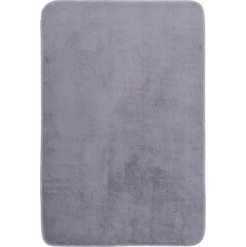Koupelnová předložka KOUPELNOVÝ PŘEDLOŽKA VELKÁ ELEGANTNÍ MĚKKÁ PŘÍJEMNÁ PRATELNÁ 60x90CM ŠEDÁ