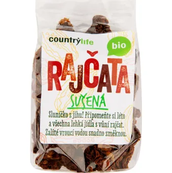 Sušená potravina Country Life Bio Rajčata sušená