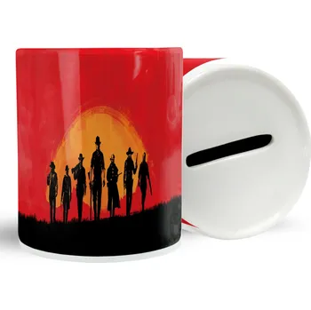 Příslušenství pro čtečku elektronické knihy KERAMICKÉ POKLADNIČKA RED DEAD REDEMPTION - HERNÍ DÁREK S SUPER GRAFIKOU