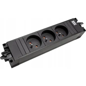 Elektrická zásuvka BACHMANN Zásuvková lišta STEP-STEUN 3xUTE GST18