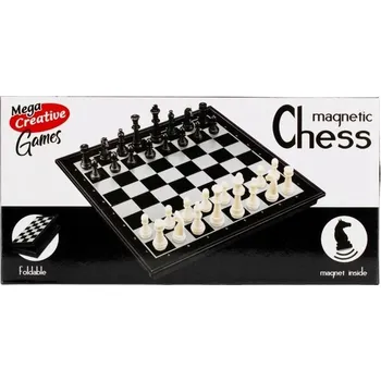 Šachy MAGNETICKÉ CESTOVNÍ ŠACHY uzavíratelná krabička 23 cm