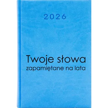 Kalendář Knižkový kalendář 2026 A5 FunnyCase modrý
