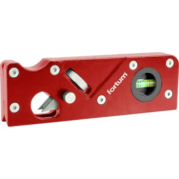 FORTUM Hoblík na srážení hran nastavitelný, 2nožové profily (45° - R3mm/1/8\")