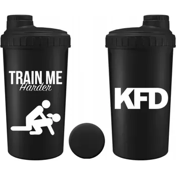 Shaker KFD Shaker PRO Train Me Harder černý 700 ml