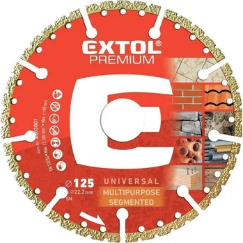 Řezný kotouč Extol PREMIUM 8803001 Kotouč řezný diamantový MULTI univerzální, O125x2,2x22,2mm