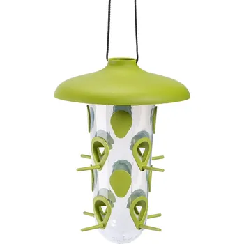 Krmítko pro ptáka Krmítko pro venkovní ptactvo plast s eurozávěsem - Robin zelená