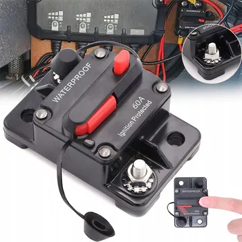 Autopojistky Automatický jistič 100A s držákem pojistky 12V-48V