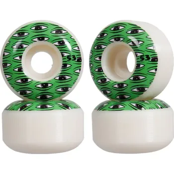 Kolečko na skateboard Toy Machine - All Seeing 100A 53mm Green - Skateboardová kolečka