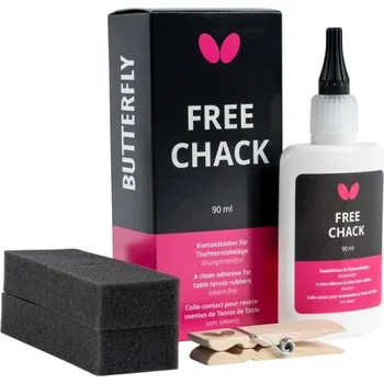 Pingpongová pálka Lepidlo na potahy raket na STOLNÍ TENIS Butterfly Free Chack 90 ml