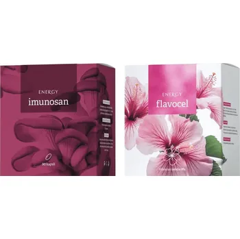 Přírodní produkt Energy Imunosan 90 kapslí + Flavocel 150 tablet (klubová cena) KLUBOVÁ CENA: jsem členem (číslo zák. karty uveďte do poznámky pro prodejce)