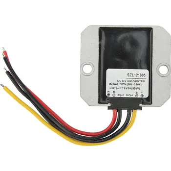 Měnič napětí MĚNIČ NAPĚTÍ NAPĚTÍ DC 12V NA DC 19V 5A IP67