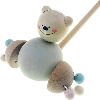 Dřevěná hračka Hess Jezdík Medvídek