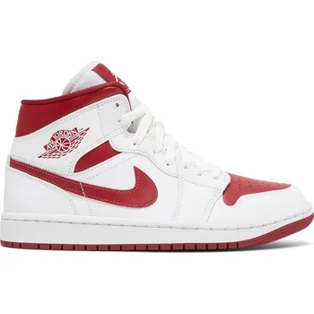 Dámská obuv Wmns Air Jordan 1 Mid 'White Pomegranate' Velikost: 36