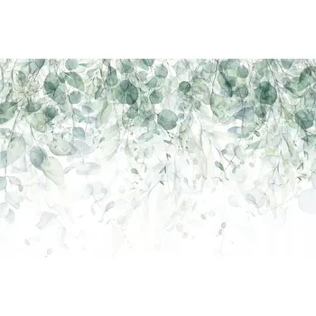Fototapeta FOTOTAPETA ZELENÉ LISTY PŘÍRODA ZÁVĚSNÉ DO LOŽNICE OBÝVACÍHO POKOJE TAPETA 350x250