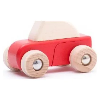 autíčko Bajo Auto na setrvačník červené