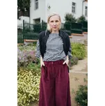 Kostkovaná halenka Coco černo-bílá Velikost: S