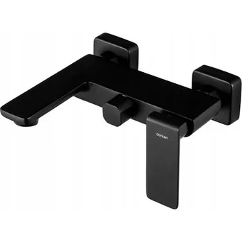 Vodovodní baterie Nástěnná vanová baterie s jednou pákou Corsan Trino stříbrná