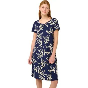 Dámská noční košile Dámská noční košile s potiskem Vamp 22040 blue cavern velikost M