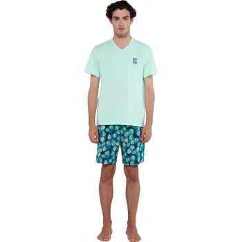 Pánské pyžamo Vamp s krátkými rukávy 20711 velikost M