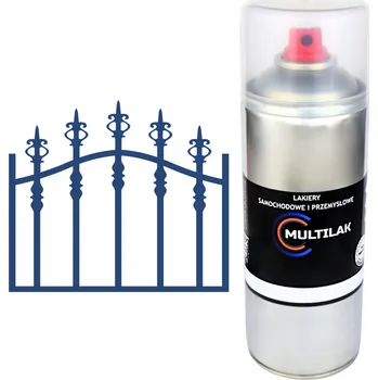 Barva ve spreji Profesionální lesklý antikorozní lak ve spreji na ocel, kov a plech RAL 5003