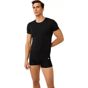 Pánské tričko Pánské tričko Vamp Micromodal s krátkým rukávem 22850 black velikost XL