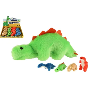 Hračka Teddies Zvířátko dinosaurus plyš 12-16 cm 4 druhy 3m+ (1 ks)